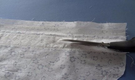 Как вшить кружево