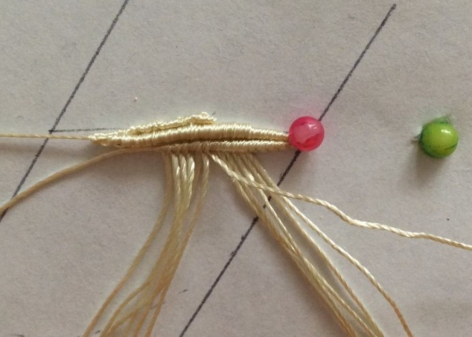 Плетеные серьги "Васильки" Плетеные серьги "Васильки"