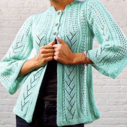 Мятный жакет