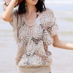 ​Туника с мотивами в виде спиралей