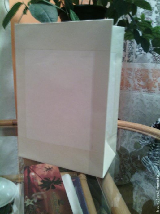 Упаковка "Делаем бумажный пакет": часть 2