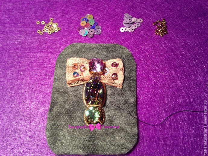 Создаём романтичные серёжки: часть 2