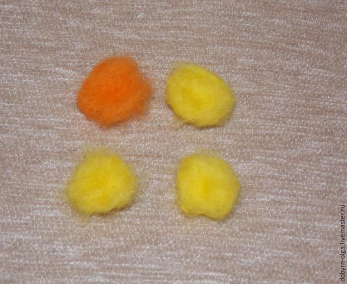 Позитивный пёс Шарик, выполненный в технике сухого и мокрого валяния: часть 4 Позитивный пёс Шарик, выполненный в технике сухого и мокрого валяния: часть 4