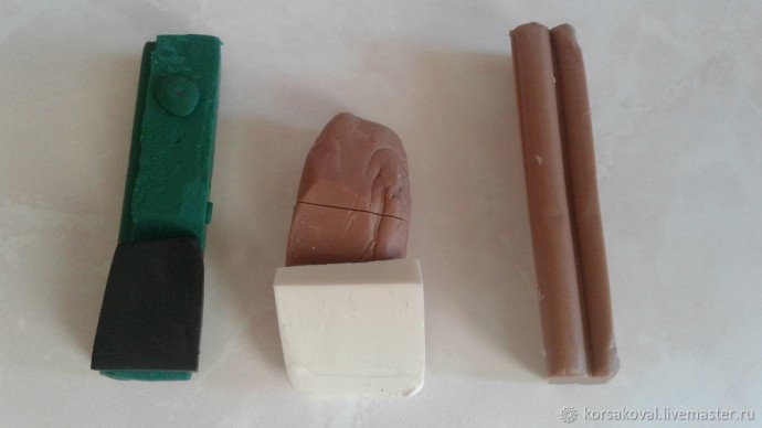 ​Создаем брошь "Букет двухцветных роз": часть 1