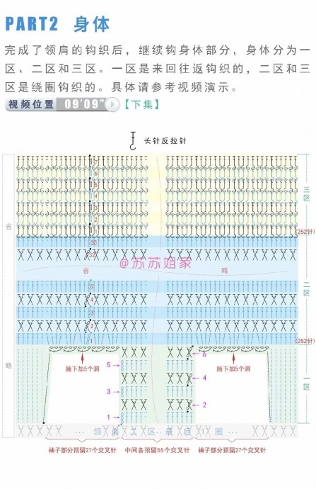 ​Осенний пуловер с изящными листьями