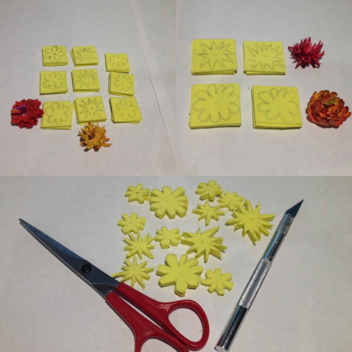 ​Создаем цветы из фоамирана для образа на фотосессию: часть 1