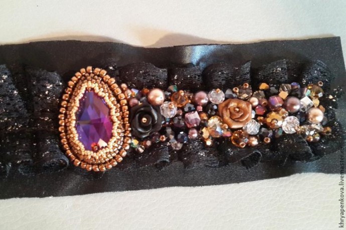 Браслет с кружевом в стиле барокко своими руками: часть 1