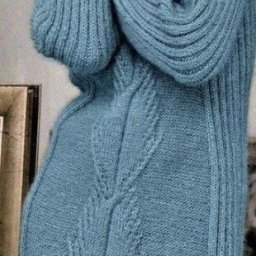 Платье спицами