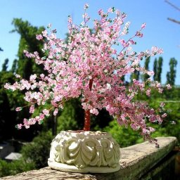 Сакура из бисера