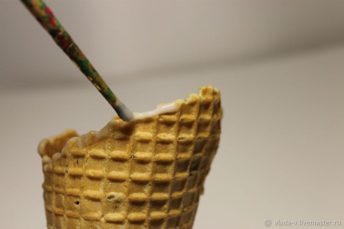 ​Создаём не тающее мороженное для фотосессии: часть 1