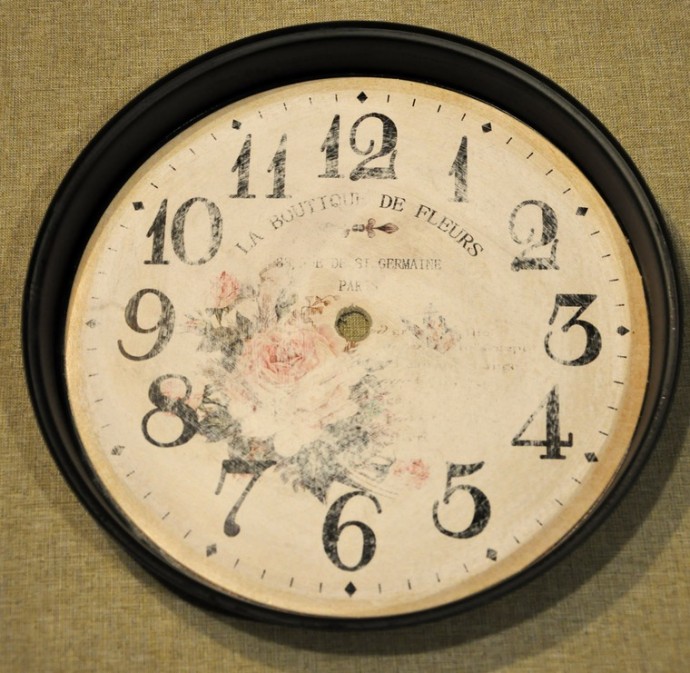 Декорирование часов с необычным стерео-эффектом: часть 1