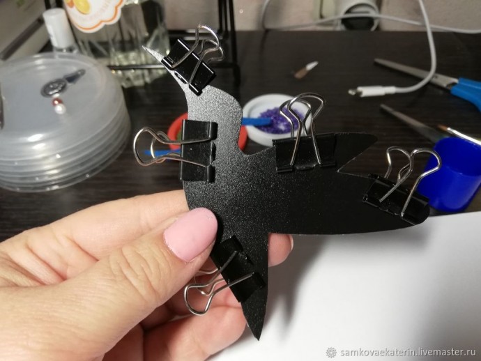 Делаем брошь "Колибри": часть 2