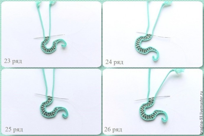 ​Создаем брошь в виде осьминога: часть 2