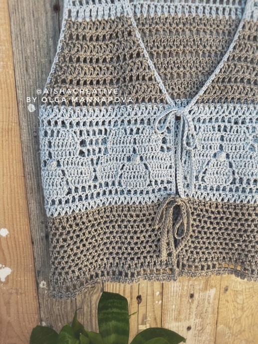 Ажурный топ