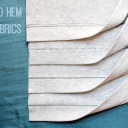 ​Как подшить трикотажное полотно