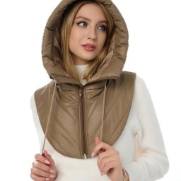 Капор манишка с капюшоном