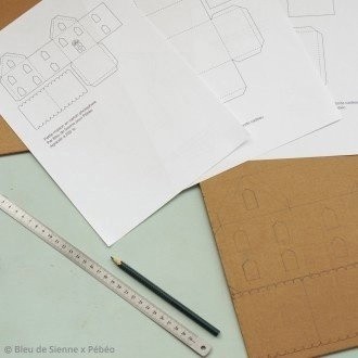 Пряничные домики из картона Пряничные домики из картона