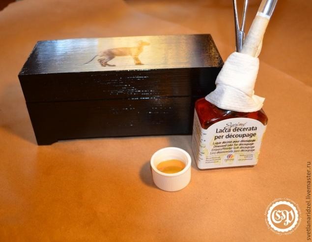 Шкатулка с кошкой: мастер-класс, часть 2