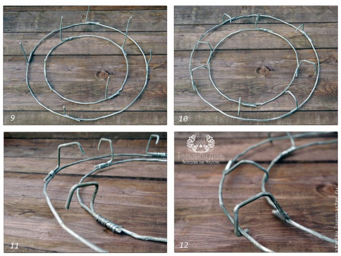 ​Создаем интерьерную композицию "Праздничный веночек": часть 1