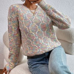 ​Узор "Ромбы из кос"