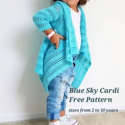 Вязаный кардиган для девочки