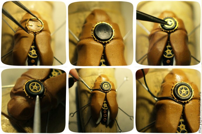 Лепим жука в стиле steampunk: часть 1