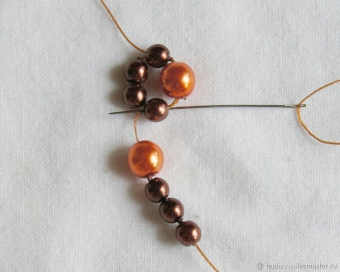 Серьги "Апельсин и шоколад"