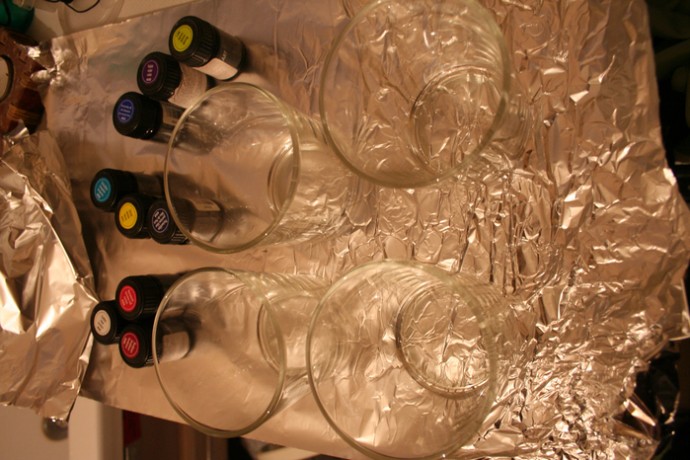 Витражными красками по неровной поверхности