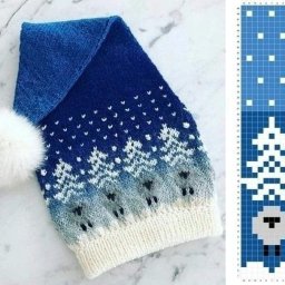 ​Зимние жаккардовые узоры