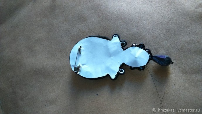 Делаем брошку с камеей: часть 3