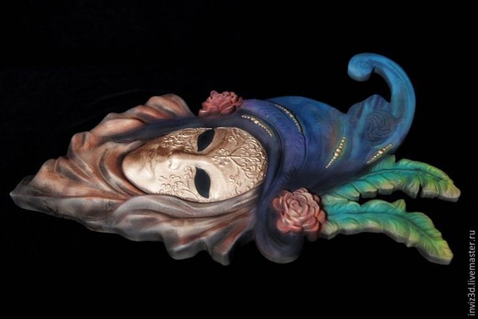 Изготавливаем маску в венецианском стиле с применением 3D технологий: часть 6