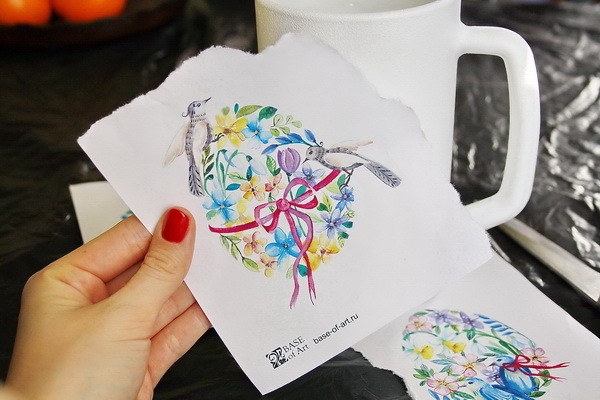 Преображаем пивную кружку в чудесную вазочку: часть 1