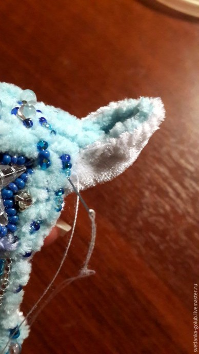 Создаем необычное интерьерное украшение в совмещенной технике вышивки и оригами: часть 4