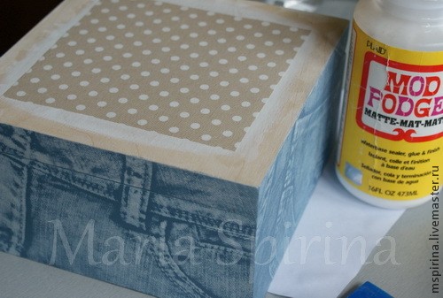 Декорирование шкатулки а-ля бохо: часть 1