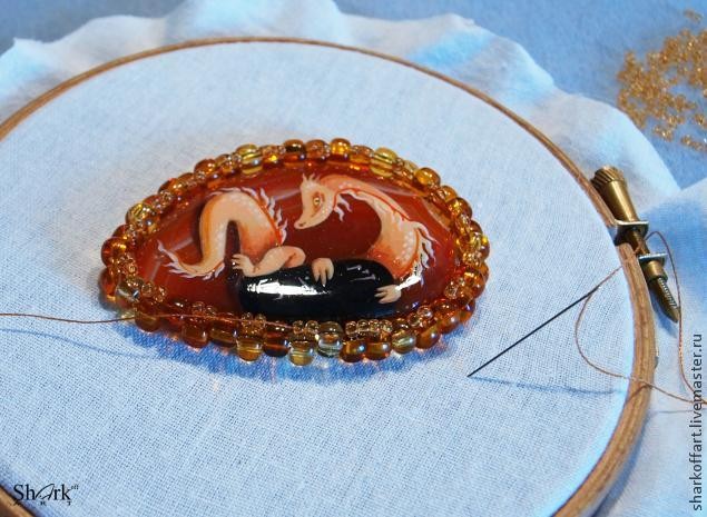 Плетем оправу для неудобных камешков Плетем оправу для неудобных камешков