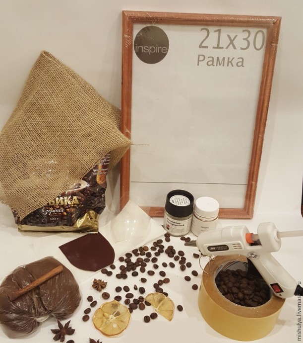 Создаем кофейное панно