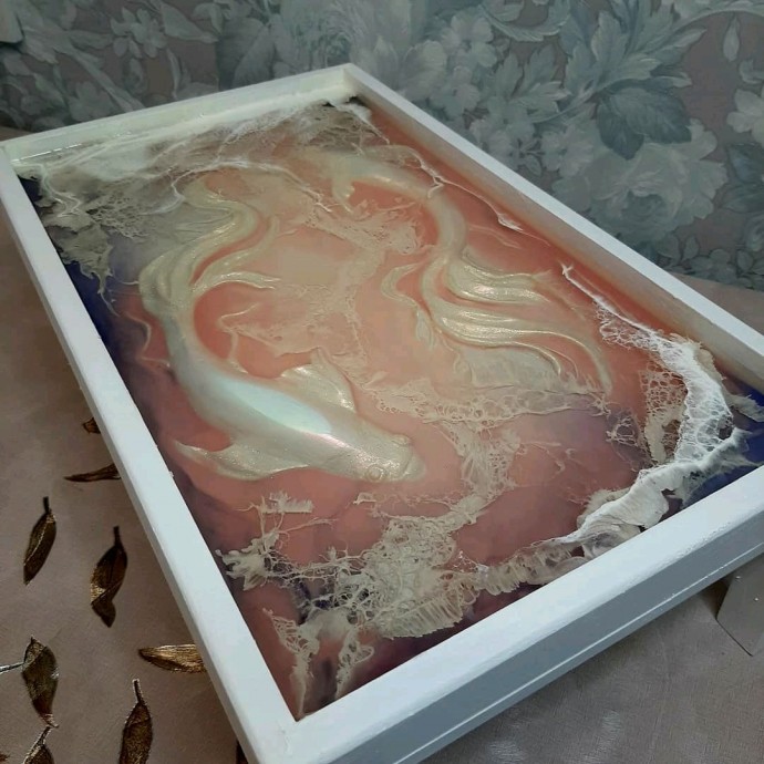 Терраццо из гипса и эпоксидной смолы