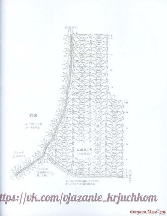 Ажурный жакет