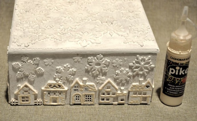 Декорируем деревянный короб для подарка: часть 1 Декорируем деревянный короб для подарка: часть 1