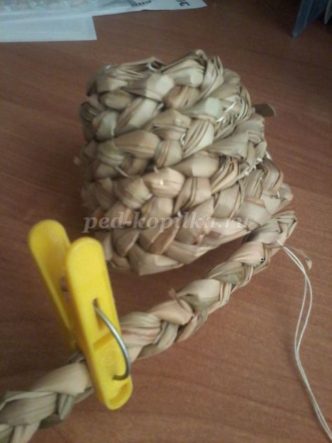 Гнездо из природного материала: часть 2