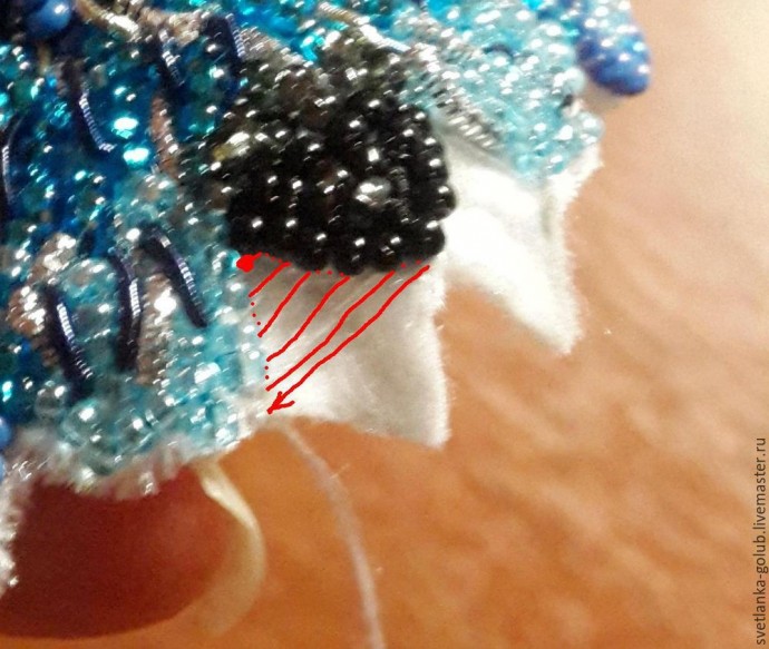 Создаем необычное интерьерное украшение в совмещенной технике вышивки и оригами: часть 3 Создаем необычное интерьерное украшение в совмещенной технике вышивки и оригами: часть 3