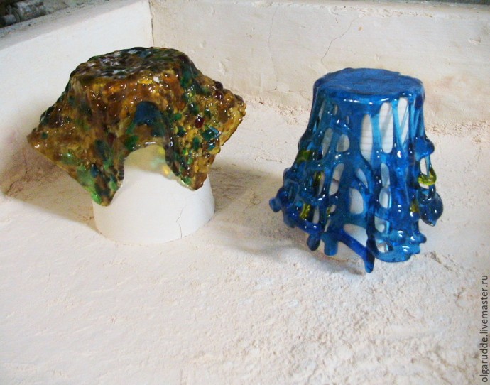 Создаем подсвечник из цветного стекла в технике фьюзинг: часть 4 Создаем подсвечник из цветного стекла в технике фьюзинг: часть 4