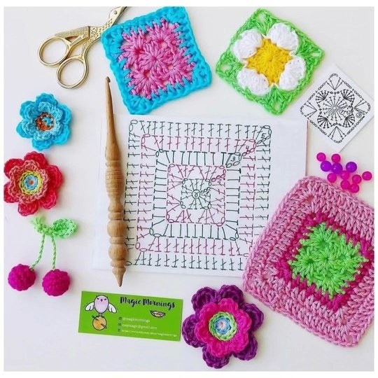 ​Мотивы для вязания крючком