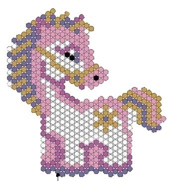 Новогодние подвески с лошадками