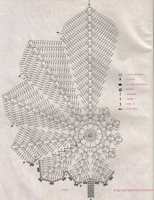 Осенний лист крючком