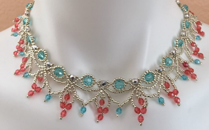 Рождественский комплект из бисера и бусин