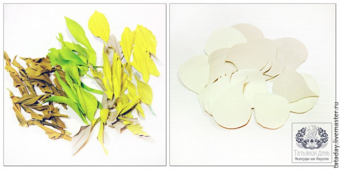 ​Создаем кожаную брошь-розу: часть 1