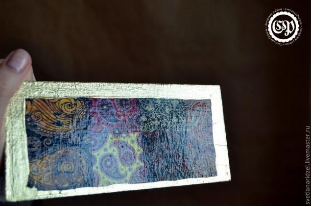 ​Коробка для чая превращается в восточную шкатулку: мастер-класс, часть 3