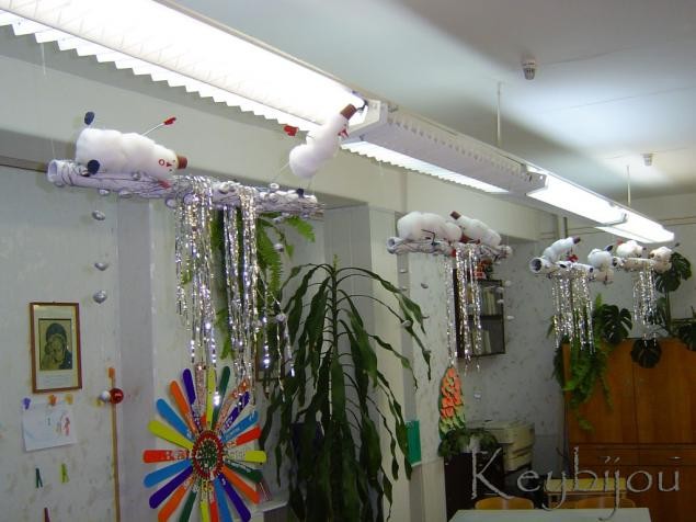 Зимний декор "Весёлые снеговики" Зимний декор "Весёлые снеговики"