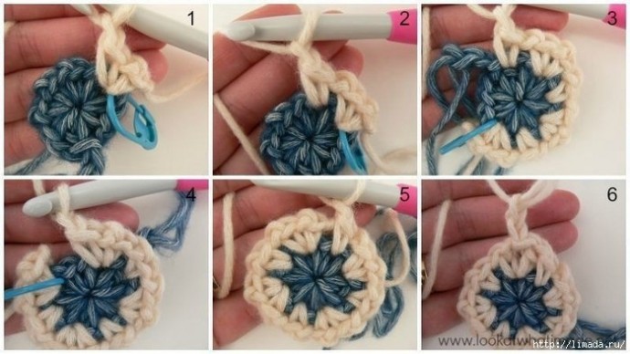 Плед из квадратов, связанных крючком Плед из квадратов, связанных крючком